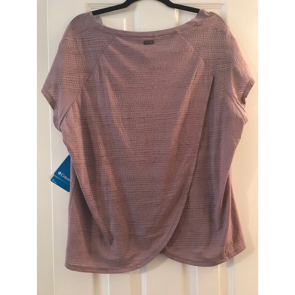 Lavender Columbia Burnout Tee
